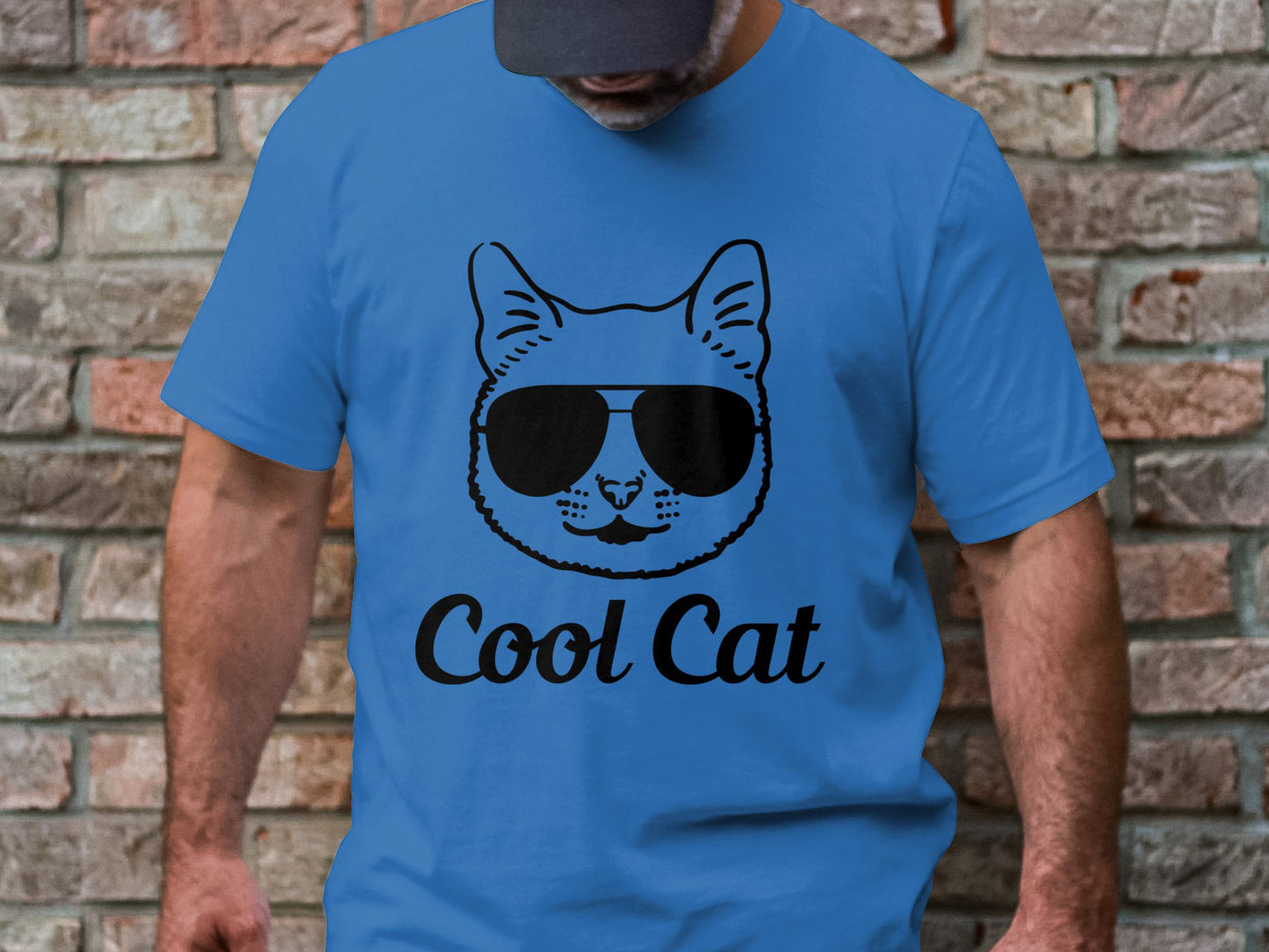 Geek Chic Feline - 'Cool Cat' Glasses Tee