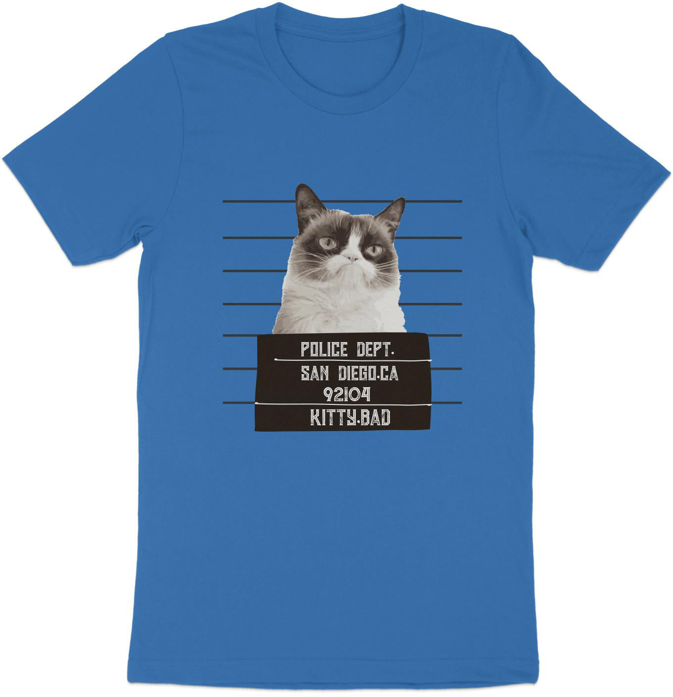 Most Wanted Kitty Tee - Grumpy Cat's San Diego Mugshot