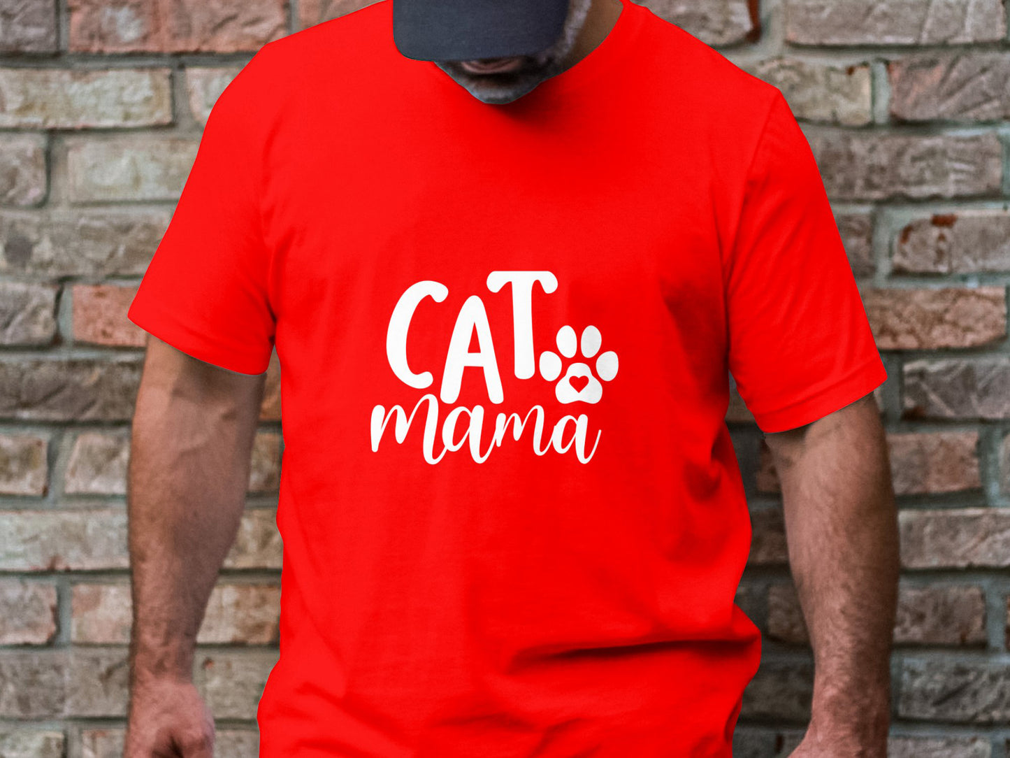 Paw Print Love - Cat Mama's Pride T-Shirt