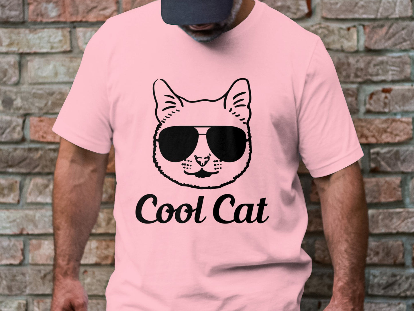 Geek Chic Feline - 'Cool Cat' Glasses Tee