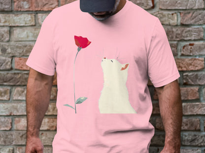 Petal Admiring Kitty Tee - Simply Chic