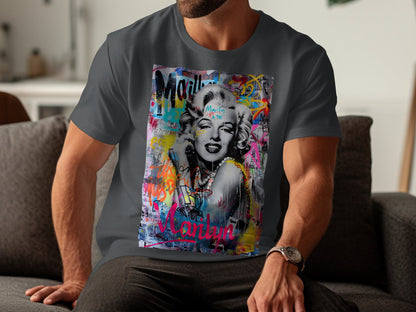 Icon in Color Tee - Vibrant Marilyn Monroe Pop Art
