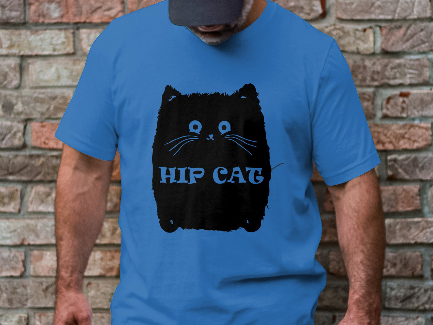 Hip Cat Statement Tee - Bold Feline Fashion