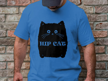 Hip Cat Statement Tee - Bold Feline Fashion