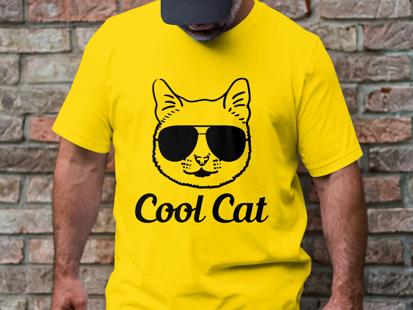 Geek Chic Feline - 'Cool Cat' Glasses Tee