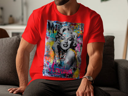 Icon in Color Tee - Vibrant Marilyn Monroe Pop Art