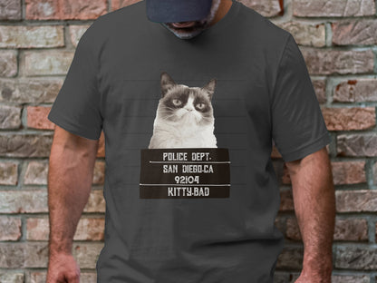 Most Wanted Kitty Tee - Grumpy Cat's San Diego Mugshot