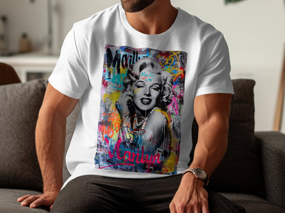 Icon in Color Tee - Vibrant Marilyn Monroe Pop Art