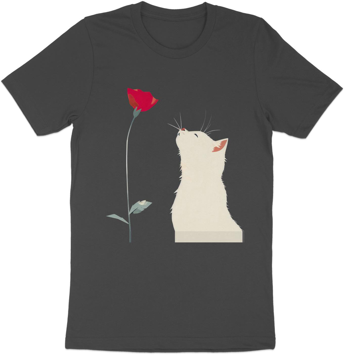 Petal Admiring Kitty Tee - Simply Chic