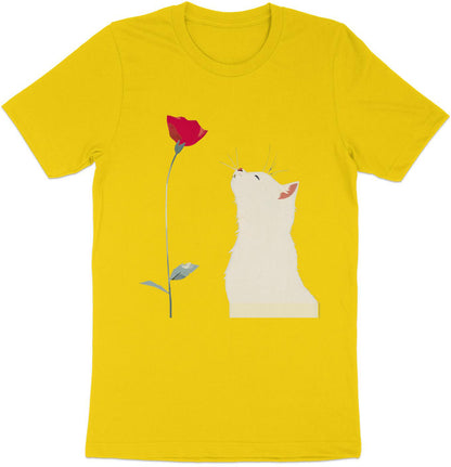Petal Admiring Kitty Tee - Simply Chic