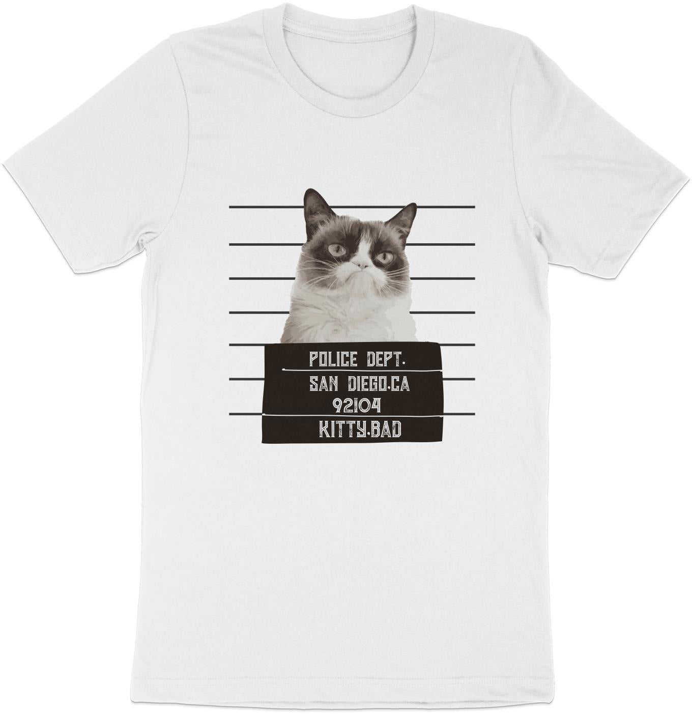 Most Wanted Kitty Tee - Grumpy Cat's San Diego Mugshot