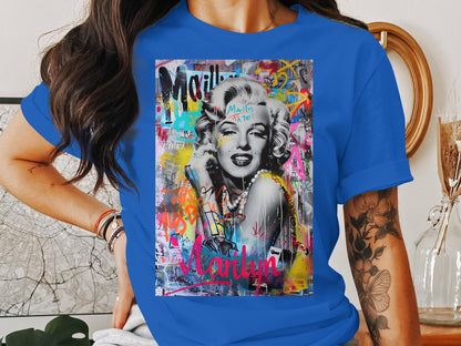 Icon in Color Tee - Vibrant Marilyn Monroe Pop Art