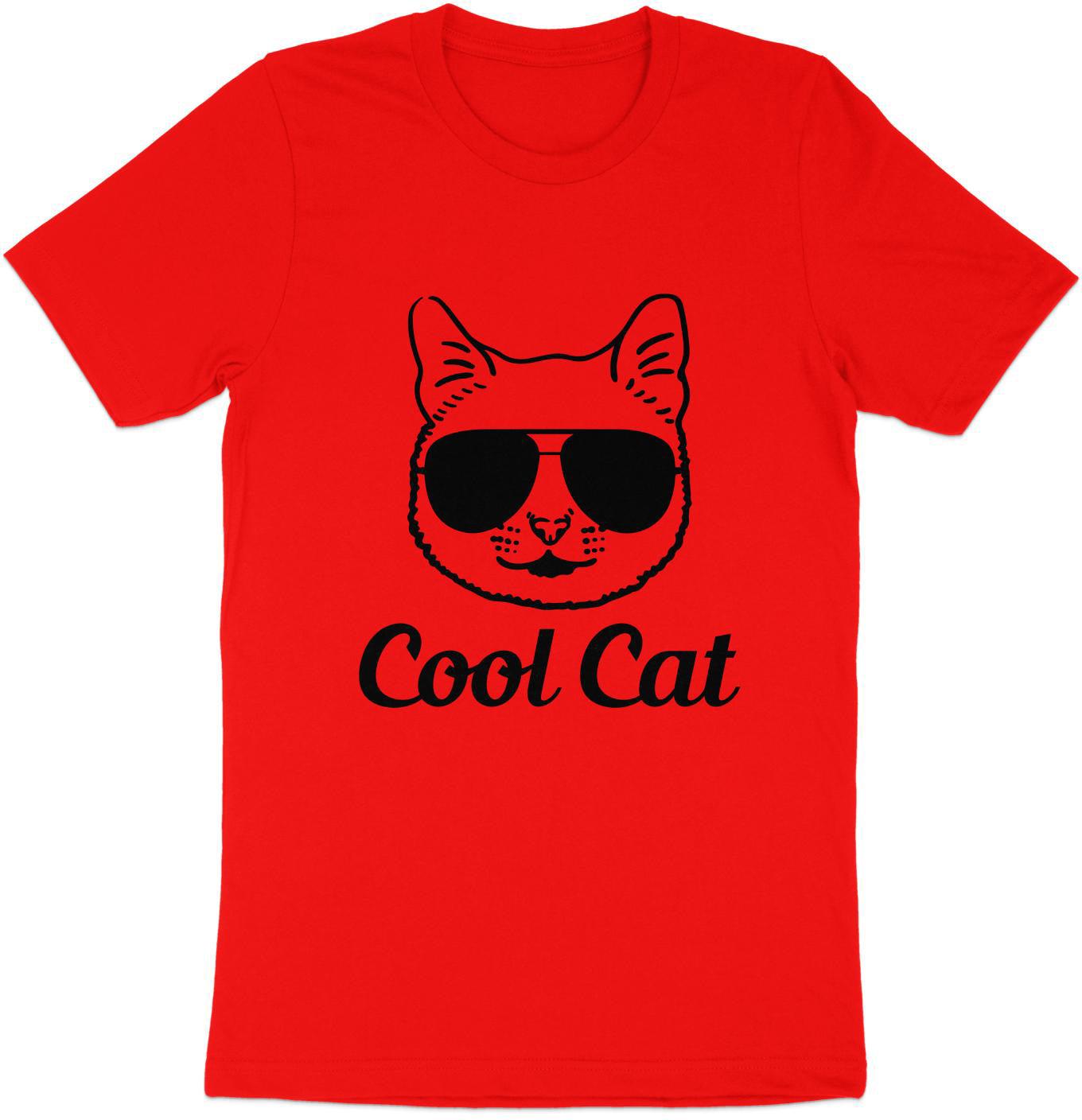 Geek Chic Feline - 'Cool Cat' Glasses Tee