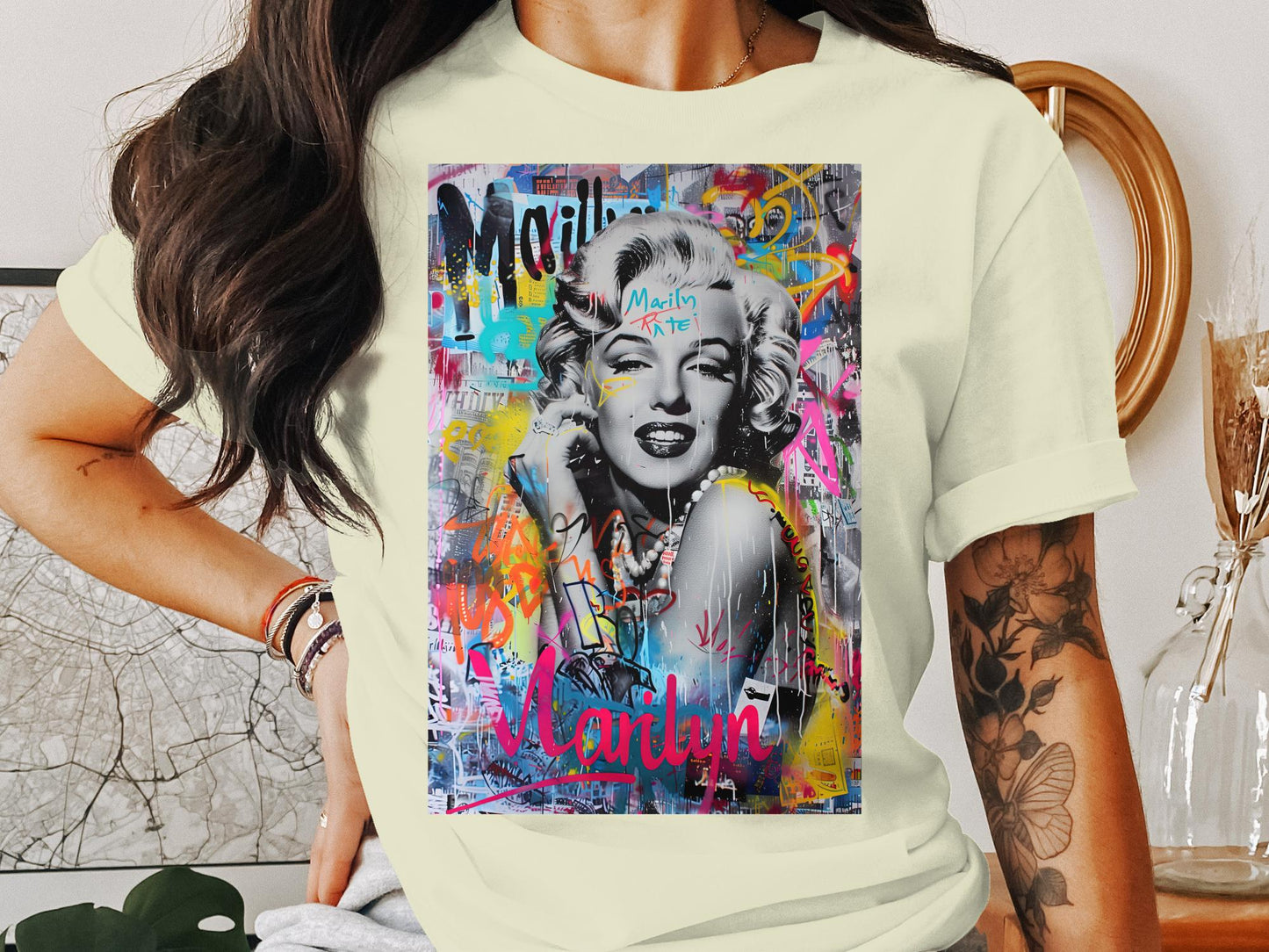 Icon in Color Tee - Vibrant Marilyn Monroe Pop Art