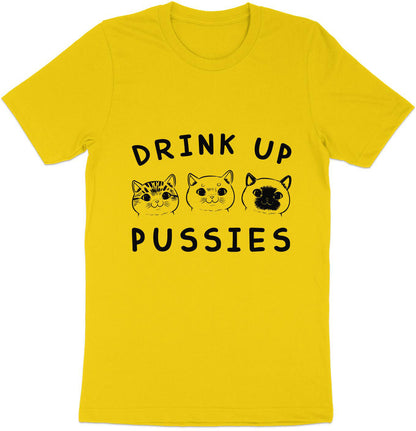 Trio of Tipsy Tabbies - 'Drink Up Pussies' Festive Tee