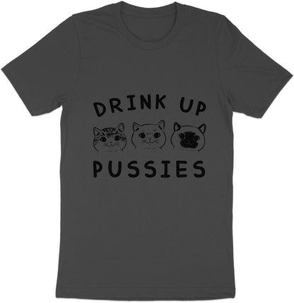 Trio of Tipsy Tabbies - 'Drink Up Pussies' Festive Tee