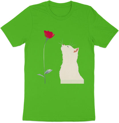 Petal Admiring Kitty Tee - Simply Chic