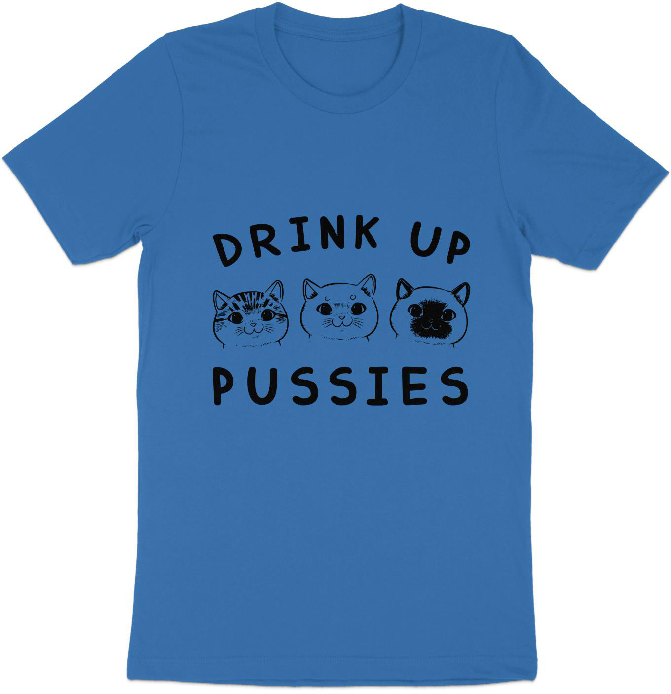 Trio of Tipsy Tabbies - 'Drink Up Pussies' Festive Tee