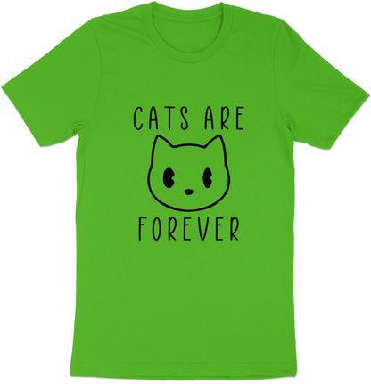 Eternal Feline Charm - 'Cats Are Forever' Sketch Tee