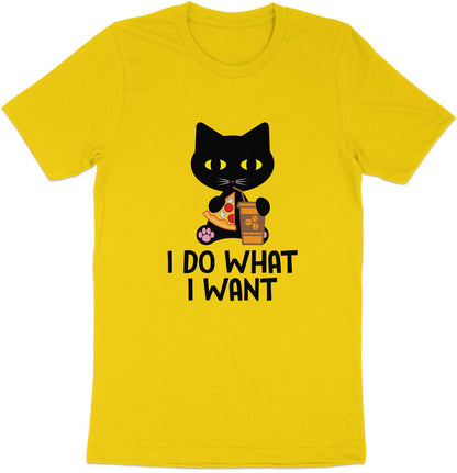 Caffeine And Crusts – The Purrizza Cat Flat Vector Tee