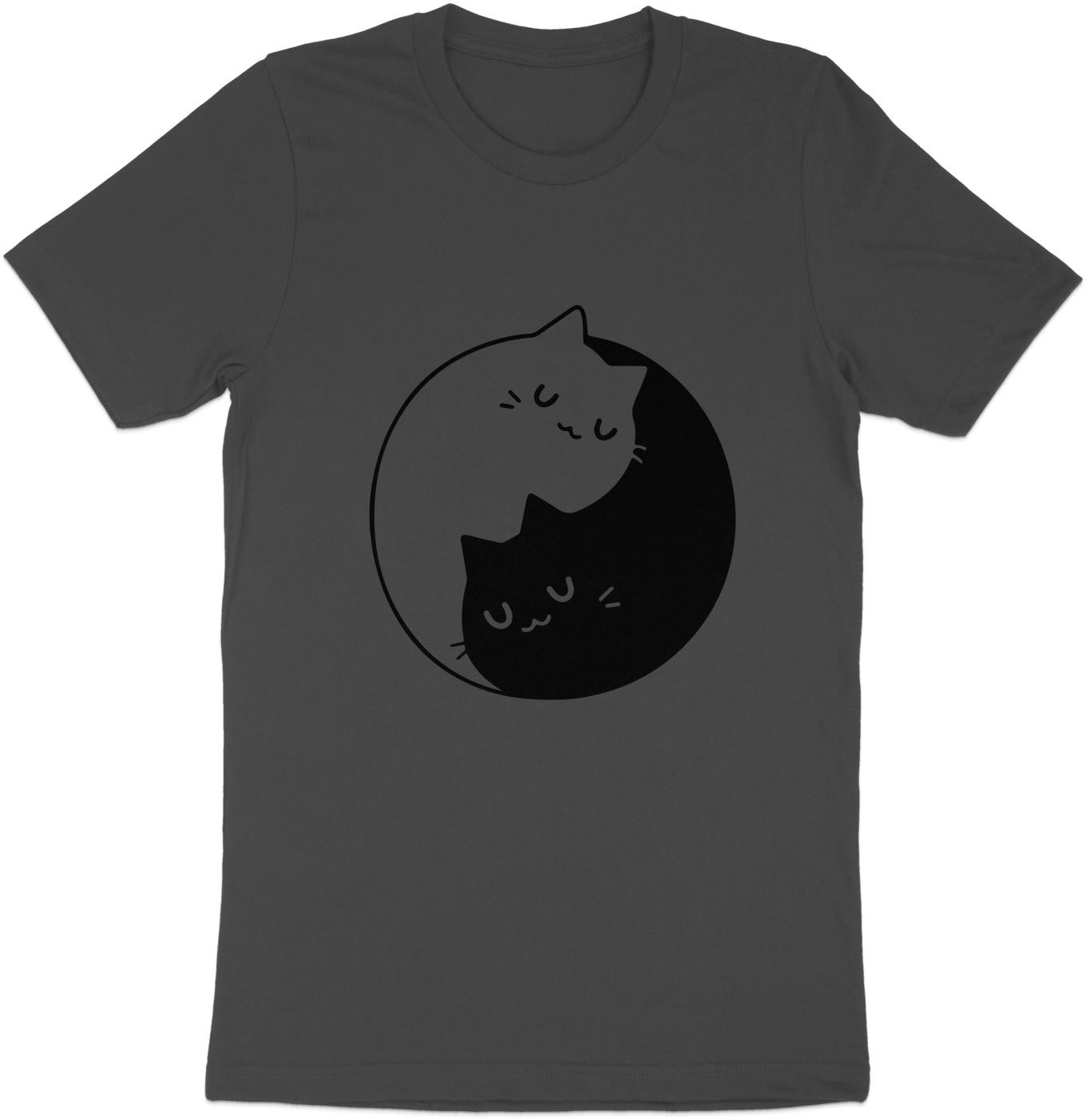 Kitty Zen Circle Tee - The Art of Cat Ying Yang
