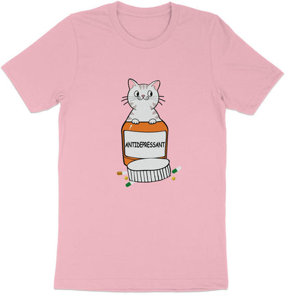 Purr-scription of Happiness - 'Antidepressant' Cat And Pill Bottle Sticker