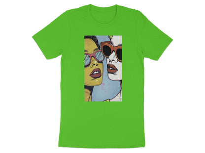 Sun-Kissed Shades Tee - Bold & Beautiful Pop Art Lips