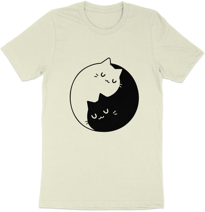 Kitty Zen Circle Tee - The Art of Cat Ying Yang