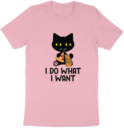 Caffeine And Crusts – The Purrizza Cat Flat Vector Tee