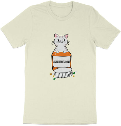 Purr-scription of Happiness - 'Antidepressant' Cat And Pill Bottle Sticker