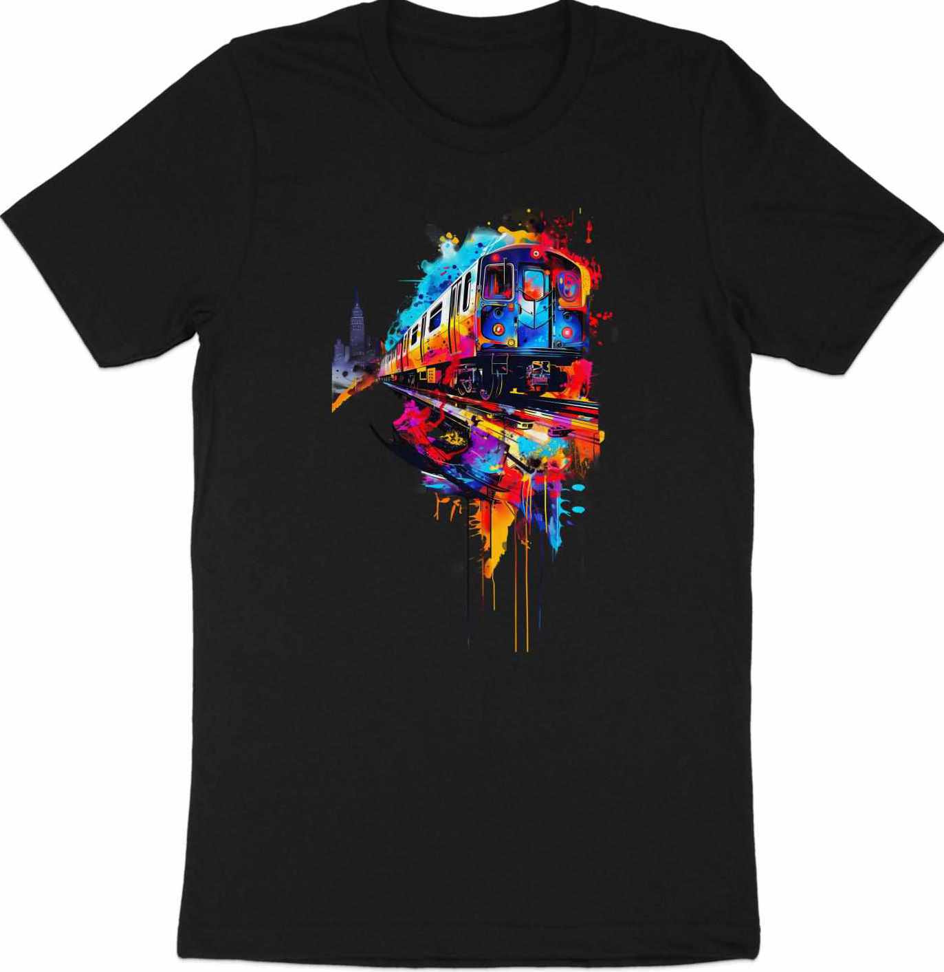 Metro Motion Tee - City Life in Vivid Strokes