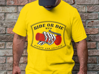 Ride or Die WFO - High Octane Dirt Bike Enthusiast Graphic Tee