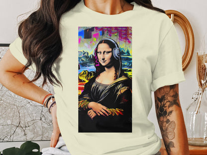 Renaissance Beats - Mona Lisa Headphones Tee