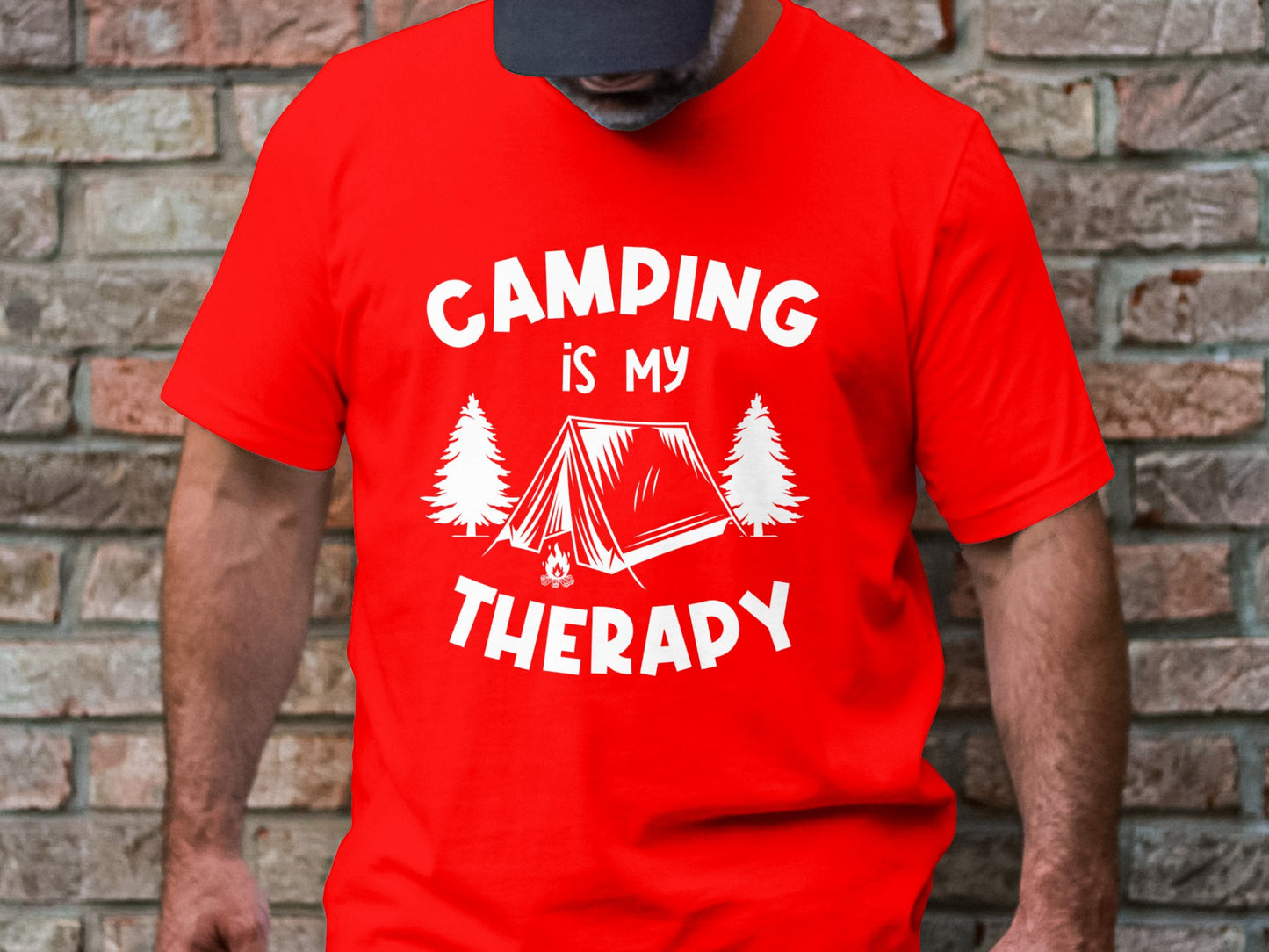Camping is my Therapy - The Great Outdoors Comfort Tee