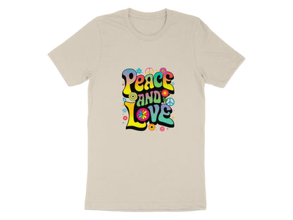Peace and Love Tee - Groovy Flower Power Revolution