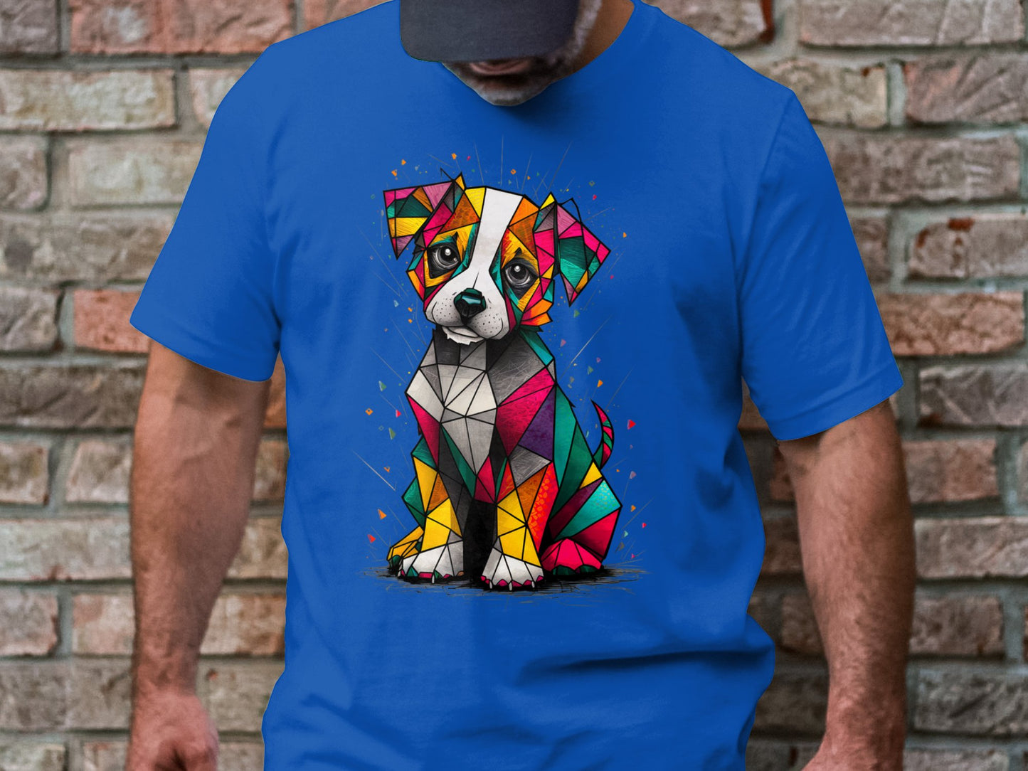 Puppy Picasso - Cubist Art Tee