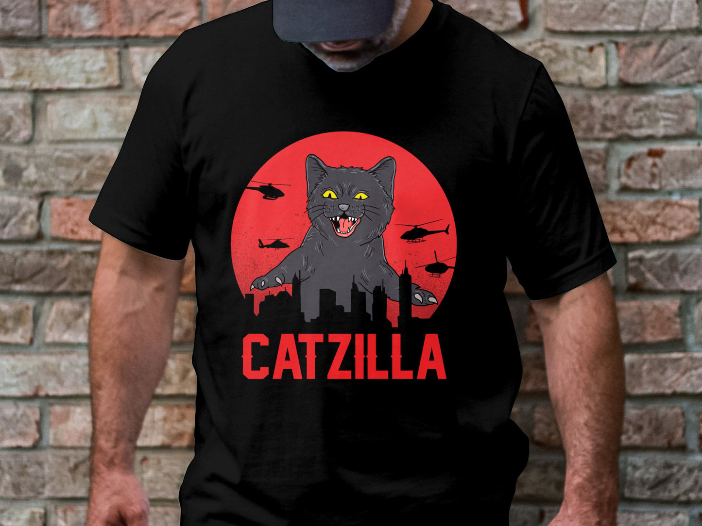 Catzilla: Feline Fury Tee - Urban Jungle Mayhem Edition