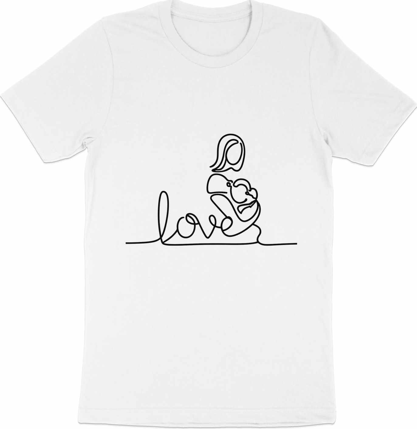 Mother's Love - Infinite Bond Line Art Tee