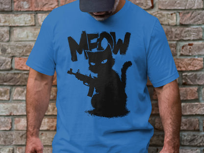 Rebel Meow - Fierce Cat Graphic Tee