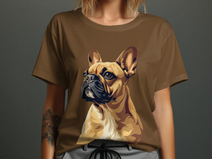 Noble Gaze French Bulldog Tee - Timeless Elegance
