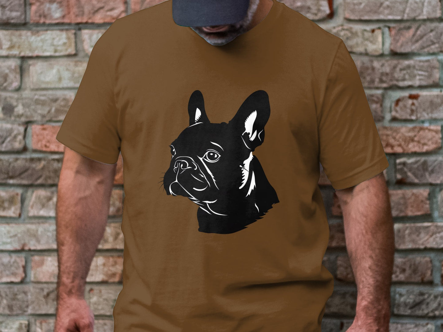 French Bulldog Silhouette Tee - Chic Canine Charm