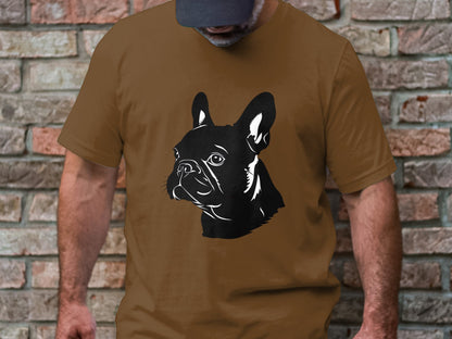 French Bulldog Silhouette Tee - Chic Canine Charm
