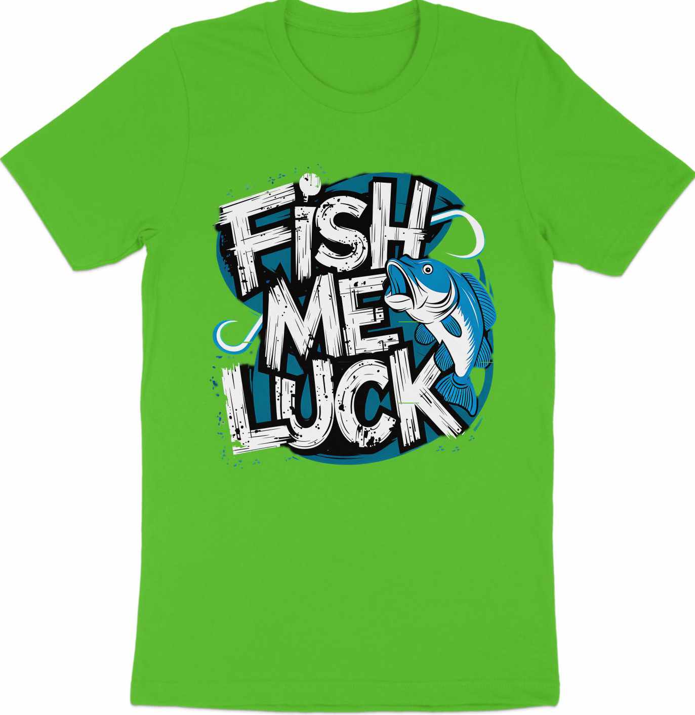 Fish Me Luck - Fun Fishing Graphic Tee
