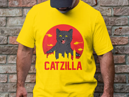 Catzilla: Feline Fury Tee - Urban Jungle Mayhem Edition