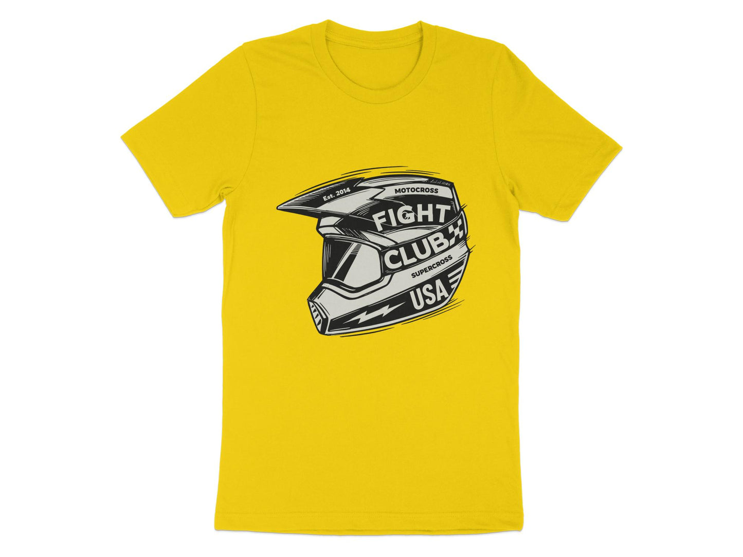 Motocross and Supercross Fans Fight Club - Helmet Tee