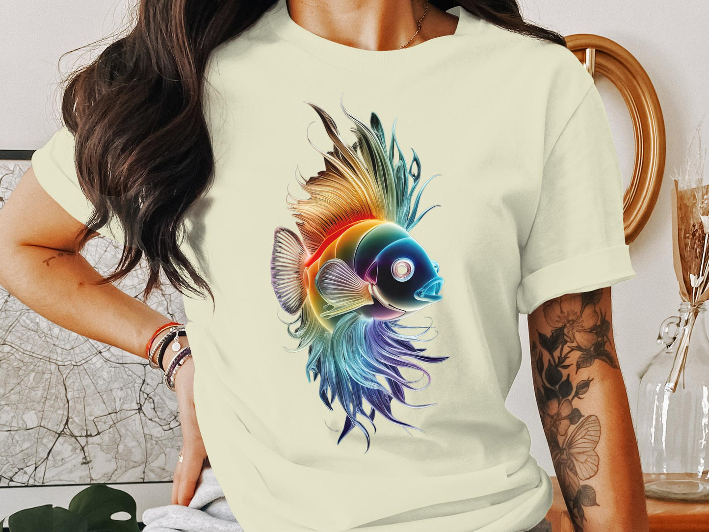 Betta Splendor Tee - Radiant Reef Dancer