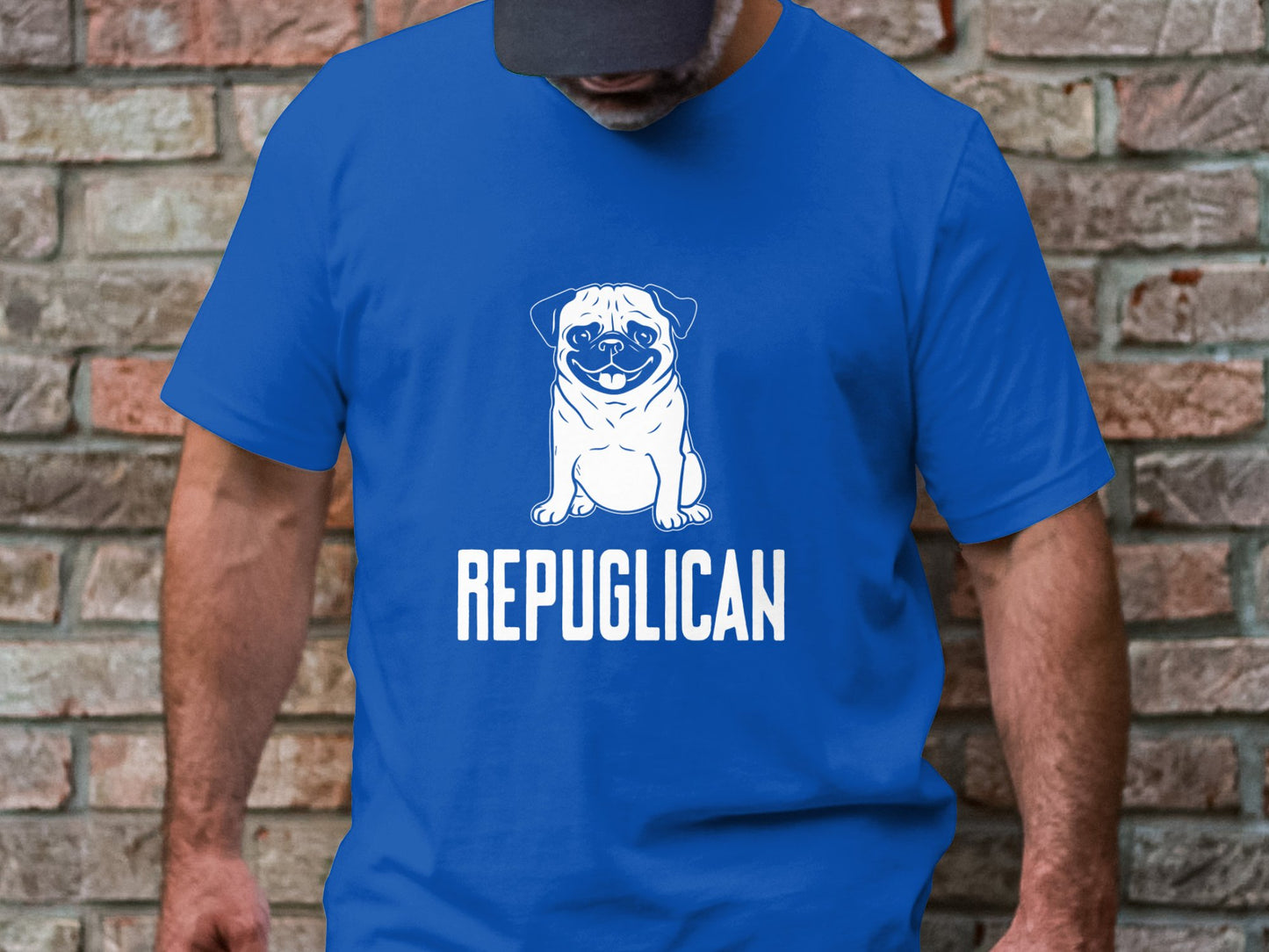 Repuglican Pledge - Patriotic Pug Tee