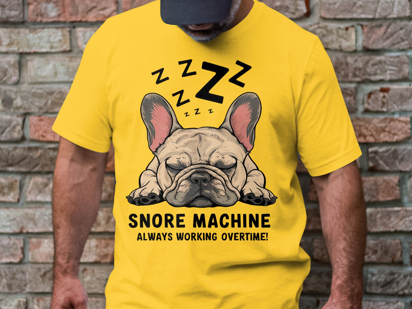 Snore Machine - French Bulldog Deep Sleep Tee