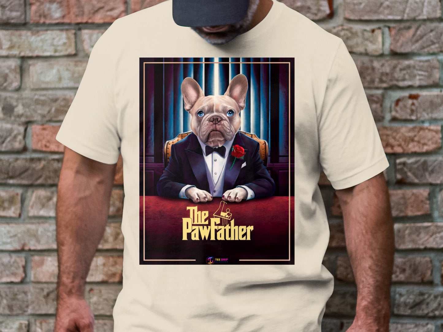 The PawFather - Elegant French Bulldog Graphic Tee