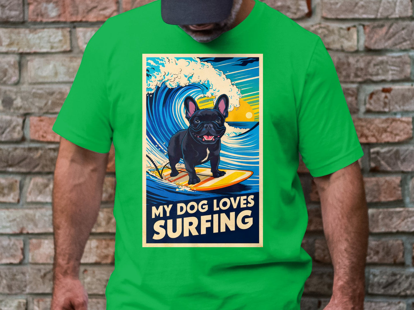 Surf's Pup Tee - Beach Wave Rider